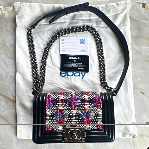 Chanel boy small - chanel, tweed