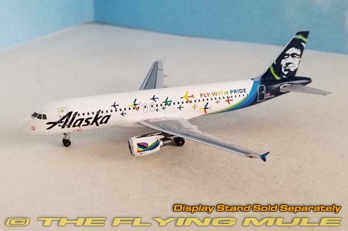 Aeroclassics 400 a320 alaska - aeroclassics, 1:400