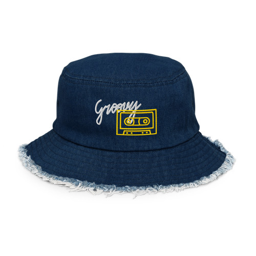 Cool denim bucket - , hat
