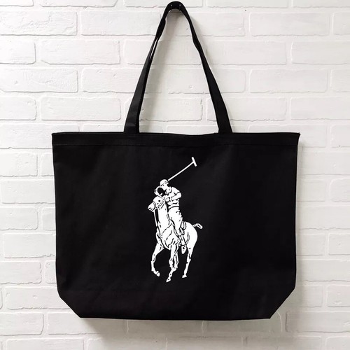 Ralph lauren polo black tote - lauren,