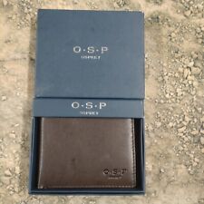 Osprey London Cannon Billfold Nappa Brown Leather Wallet OSP