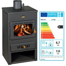 Wood burning stove back boiler - stove,