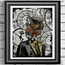 Fox Print Vintage Dictionary