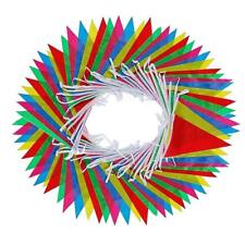 50m Bunting 100 Flags Multi