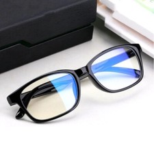 Women Men Clear Lens Anti Glare Glasses TV PC Computer Gaming Blue Light Filter 