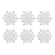 Pack Of 6 Snowflake Place Mats