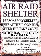 AIR RAID SHELTER METAL WALL