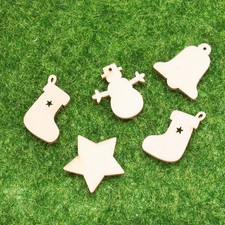  50 Pcs Tree Trunk Slices