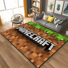 Minecraft Game Carpet Doormat Mat Bedroom Decors Anti-Slip Floor Rugs Kids Gift