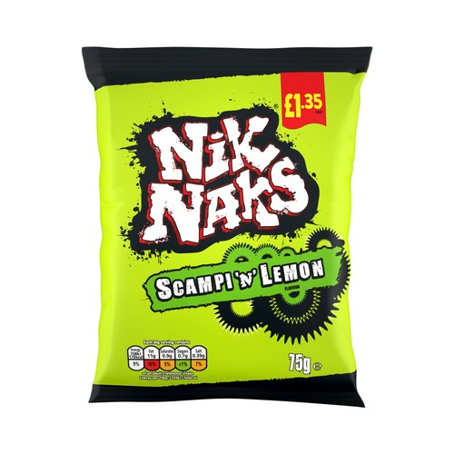Nik naks scampi and lemon - nik,