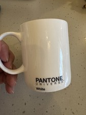 Pantone Universe White Chain Bone Mug Cup