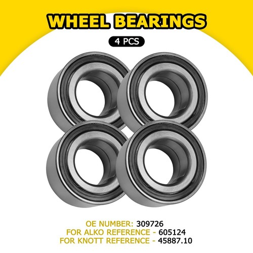 4pcs wheel bearings fits - fits, for