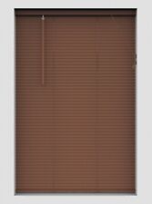 Real Wood Venetian Blind, 25mm Wooden slat with cords, 160cm Drop, WARM WOOD