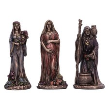 Nemesis Now Set Of 3 MAIDEN MOTHER CRONE TRINITY Altar Ornament Figurines 10.5cm