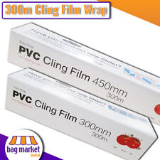 Catering Cling Film Food Wrap 300 Metres Kitchen, PVC, Poly-Wrap, Takeaway Use