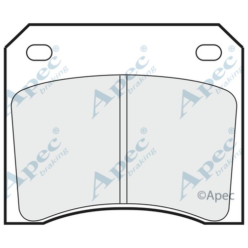 Brake pads set - pads, for