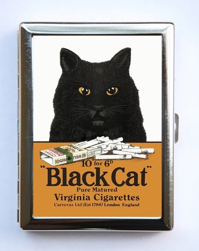 Black cat cigarette - cat,