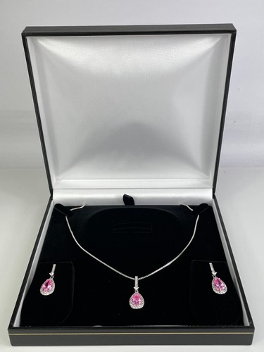 White gold finish pink - white,