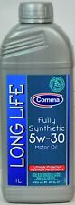 Comma Long Life 5W30 Fully Synthetic Motor Oil ACEA A3 B4 API SL CF-1L