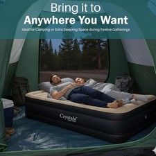 High Raised cosy luxury double Airbed Inflatable Mattress built in quick Pump 