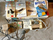 Vintage Commodore Vic 20 Computer Boxed w/Datasette Power Supply joystick Games