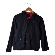 Ralph Lauren Kids Navy Windbreaker 10-12 Years Polo  Coat Red Pony Logo
