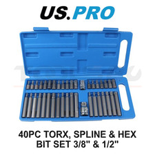 US PRO Tools 40pc Torx /
