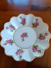 Small Dish With  Rose Design