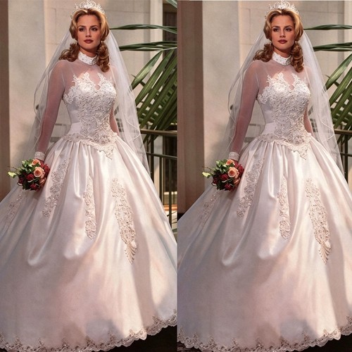 90s retro princess wedding - retro,