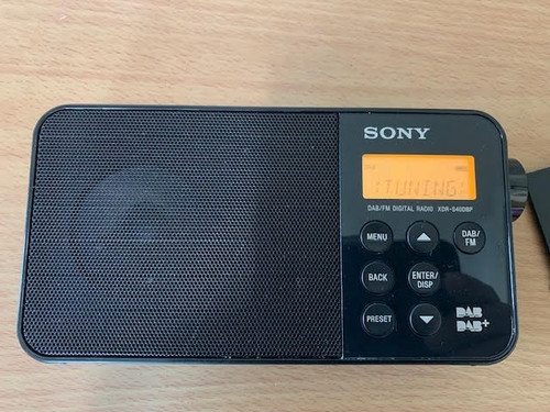 Sony xdr s40dbp - black, portable