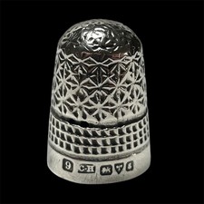 Charles horner silver thimble - charles,
