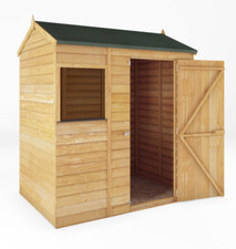 Wooden garden shed - wooden, reverse