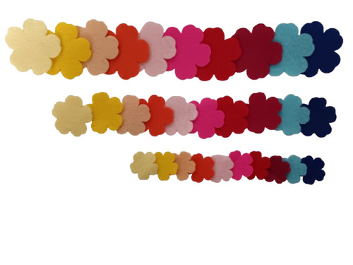 Felt flowers die cuts - x, flowers,