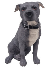 Blue Staffy Dog Ornament