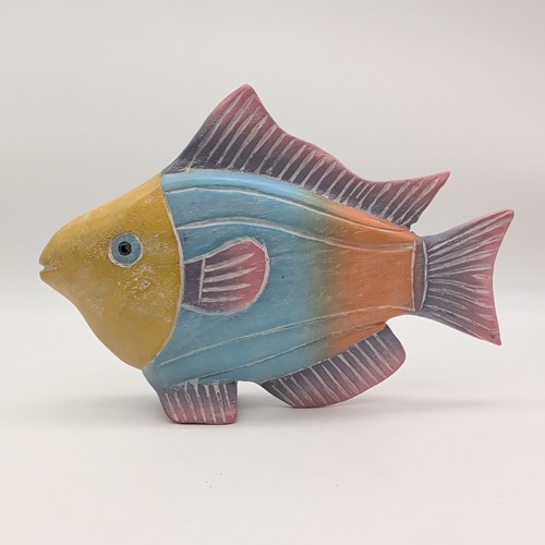 Wooden tropical fish hand - wooden,