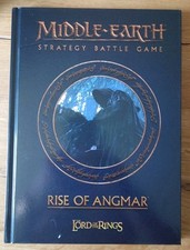 Middle Earth Strategy Battle Game Rise Of Angmar Gw Lotr Book Oop Rare Witchking