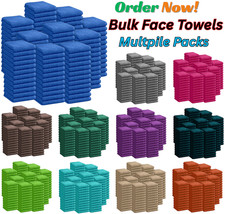 100x Face Cloths Towels 100%