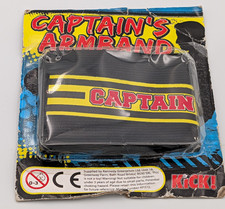 Captains Armband Football, Rugby, Hockey Sports Teams - Adult Senior Kids Junior