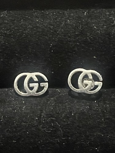 Gucci studs white gold - white,