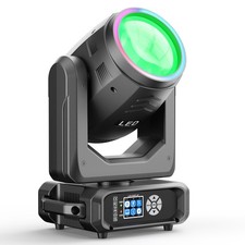 250W LED Moving Head Light Set RGB Strip DMX 18Prism+14Gobo Beam Stage DJ Disco