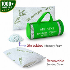 Bamboo pillow shredded memory - bamboo,