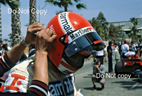 Niki lauda helmet brabham - lauda,