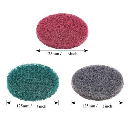 Polishing pad sanding - 5",