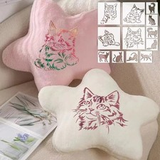 12 Pcs Cat Graffiti Stencil