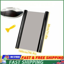 12"X72IN Matte Black Car Rear