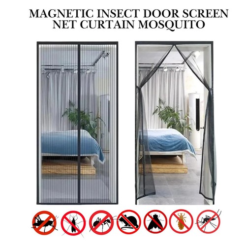 Magnetic insect door screen - magnetic,