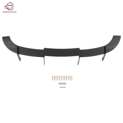 Gloss black rear bumper - black,