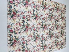 Vintage French Floral Printed Curtain 88x74 inches