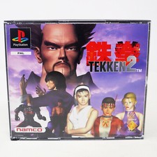 VINTAGE 1996 90s PLAYSTATION 1 PS1 NAMCO TEKKEN 2 VIDEO GAME PAL RARE BIGGER BOX