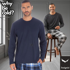 Mens Pyjamas Set Long Sleeve